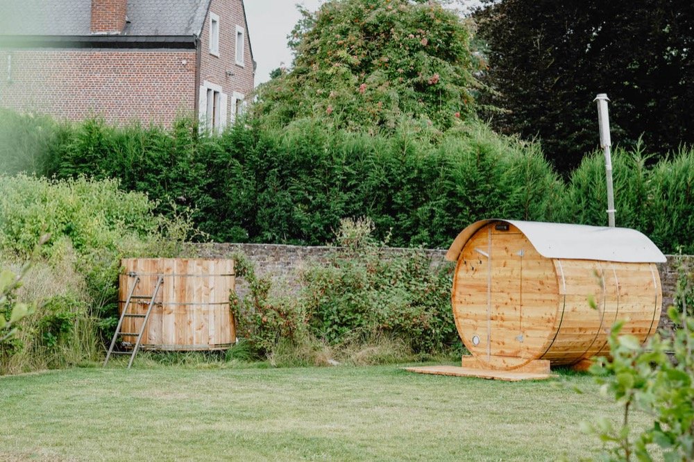 Sauna et bain nordique extérieur — CARTDESIGN