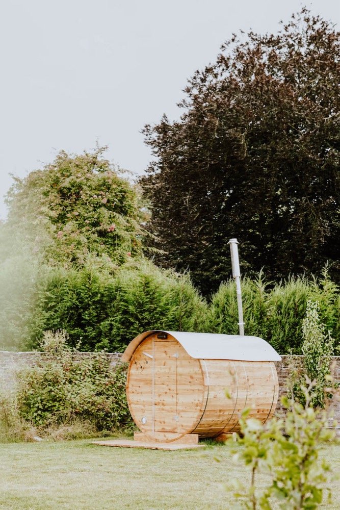 Sauna tonneau en bois — CARTDESIGN