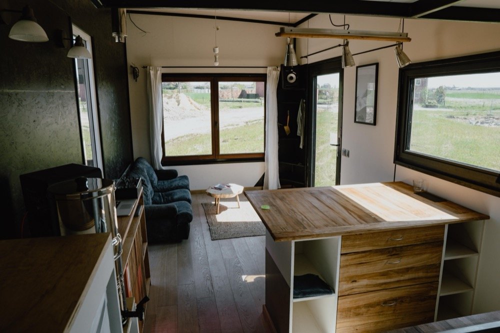 Construction tiny house — chantier CARTDESIGN